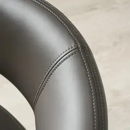 Moulin Smoke Grey Vegan Leather Dining Chair 