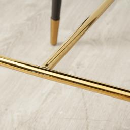 Moulin Smoke Grey Vegan Leather Bar Stool 