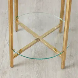 Ruby Tiered Shelf - Gold