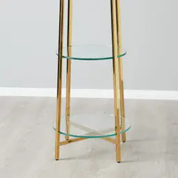 Ruby Tiered Shelf - Gold