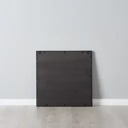 Tessellated Black Square Mirror 