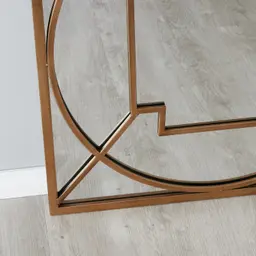 Myrtle Antique Gold Square Mirror 