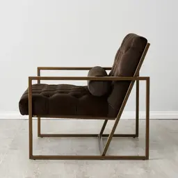 Elliot Chocolate Velvet Occasional Chair 