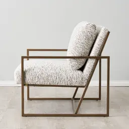 Callum Granite Boucle Occasional Chair 