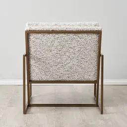 Callum Granite Boucle Occasional Chair 