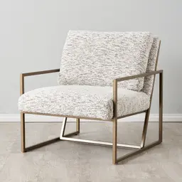 Callum Granite Boucle Occasional Chair 