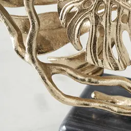 Golden Monstera Decorative - Large