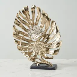 Golden Monstera Decorative - Large