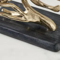 Golden Monstera Decorative - Large