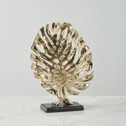 Golden Monstera Decorative - Small