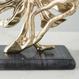 Golden Monstera Decorative - Small