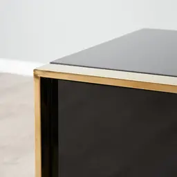 Broden Black Bedside Table