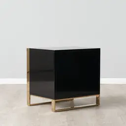 Broden Black Bedside Table