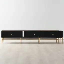 Etienne Entertainment Unit - Black 