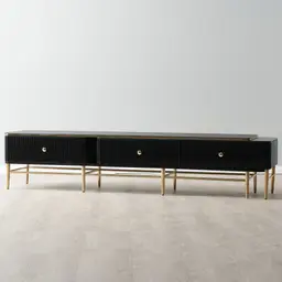 Etienne Entertainment Unit - Black 