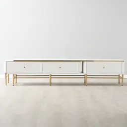 Etienne Entertainment Unit - White