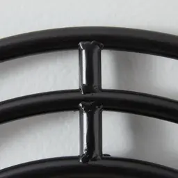 Hippodrome Black Oval Mirror 