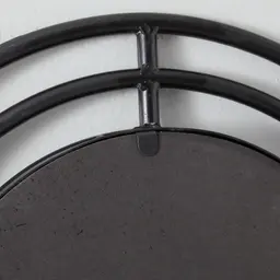 Hippodrome Black Oval Mirror 