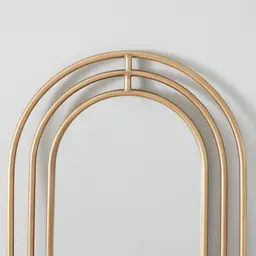 Hippodrome Antique Gold Oval Mirror 