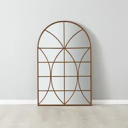 Flavius Arch Mirror -  Brass Colour