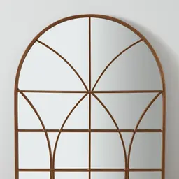 Flavius Arch Mirror -  Brass Colour