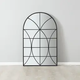 Flavius Arch Mirror - Black