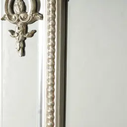 Perry Antique Silver Rectangle Mirror 