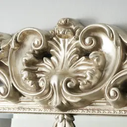 Perry Antique Silver Rectangle Mirror 