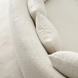 Everett Cream Boucle 2-Seater Sofa