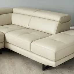 Aster Almond Cream Modular Right Chaise Lounge 