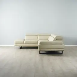 Aster Almond Cream Modular Left Chaise Lounge  