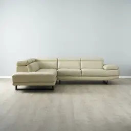 Aster Almond Cream Modular Left Chaise Lounge  