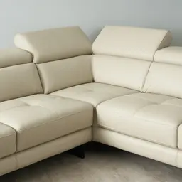 Aster Almond Cream Modular Left Chaise Lounge  