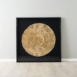 Leilani Black and Gold Paper Shadow Box 