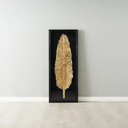 Marigold Black and Gold Paper Shadow Box 