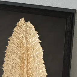 Marigold Black and Gold Paper Shadow Box 