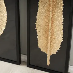 Marigold Black and Gold Paper Shadow Box 