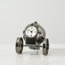 Falco Table Clock - Black Nickel 