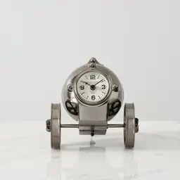 Falco Table Clock - Black Nickel 