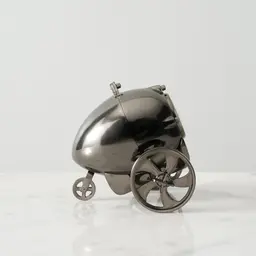 Falco Table Clock - Black Nickel 