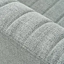 Astoria III Mid Grey Woven Fabric 2-Seater Sofa