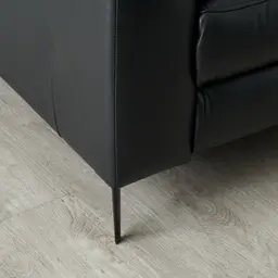 Bruce Black Leather 2-Seater Electric Recliner 