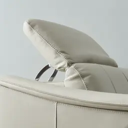 Carolina Cream Leather 2-Seater Electric Recliner 