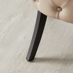 Camille II Beige Vegan Leather Dining Chair 