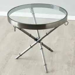 Sandringham Black Nickel Side Table