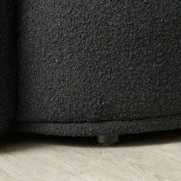 Everett Black Boucle 2 Seater Sofa 