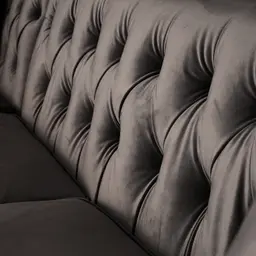 Audrey Mushroom Velvet Corner Sofa