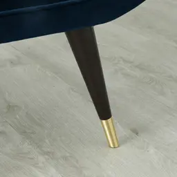 Tarrington Navy Blue Velvet Occasional Chair