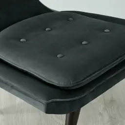 Tarrington Charcoal Velvet Occasional Chair