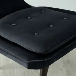 Tarrington Black Velvet Occasional Chair